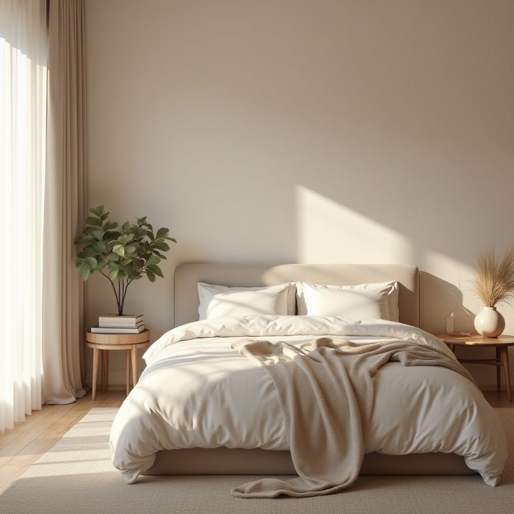 Serene bedroom design