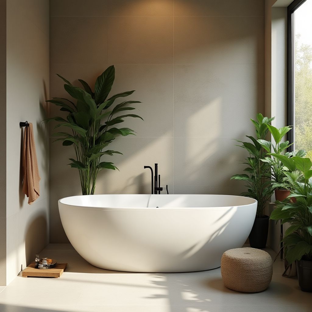 Stylish bathroom design